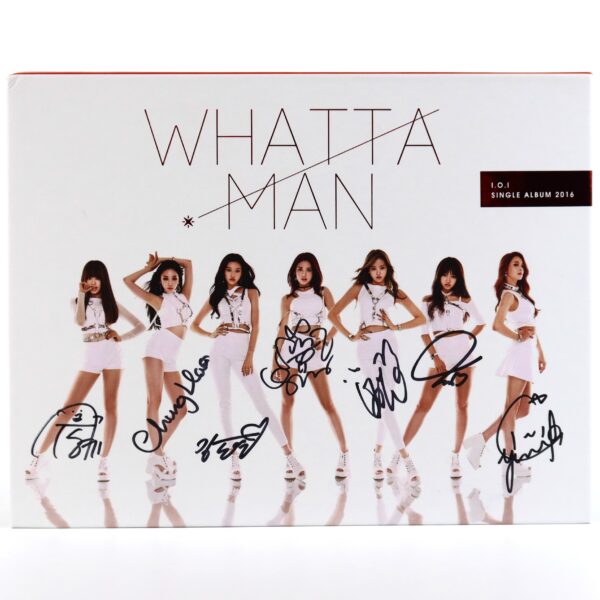 I.O.I - Whatta Man Signed Autographed CD Single Album 2016 K-Pop