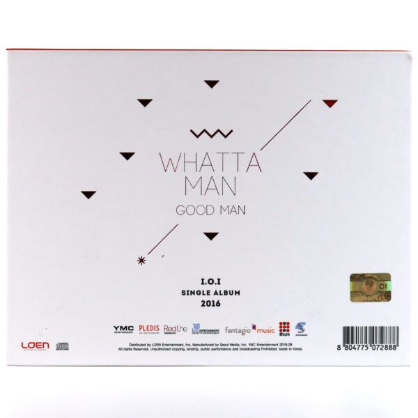 I.O.I - Whatta Man Signed Autographed CD Single Album 2016 K-Pop