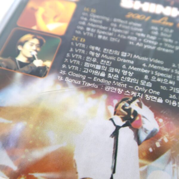 Shinhwa - 2001 1st Live Concert First Mythology VCD Video CD K-Pop SM