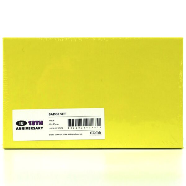 IU 13th Anniversary Badge Set Sealed 2021 K-Pop Uena