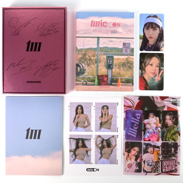 Mamamoo - Mic On Album CD Promo Printed Signatures Autographs