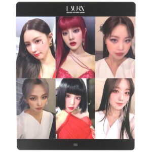 (G)I-DLE - I Burn Lucky Photocard Sheet [Flower Ver.] Gidle 2022