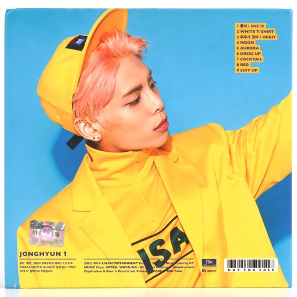 Jonghyun - She Is Album CD Promo K-Pop 2016 Shinee Solo