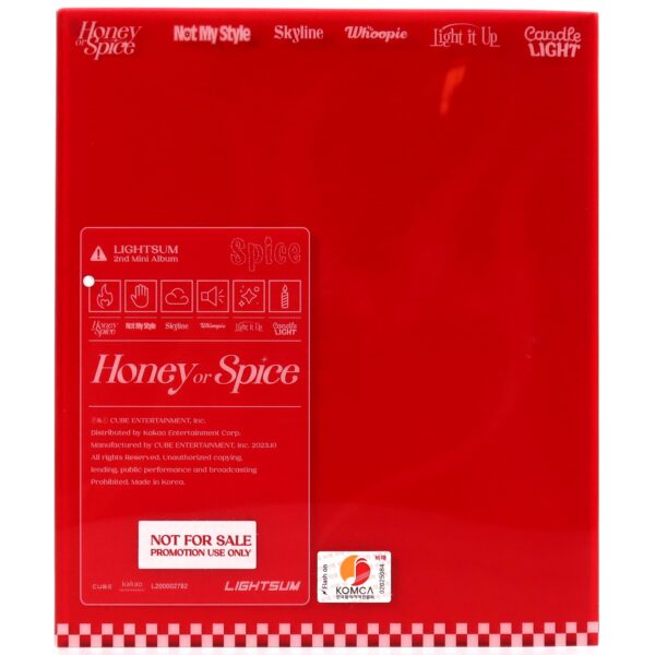 Lightsum - Honey Or Spice Signed Autographed CD Album Promo 2023 K-Pop