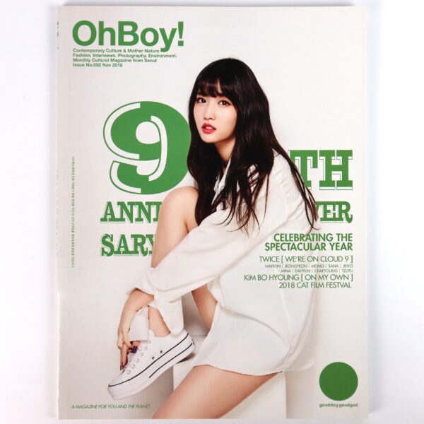 Twice Momo Cover OhBoy! Magazine Nov 2018 Korea Oh Boy