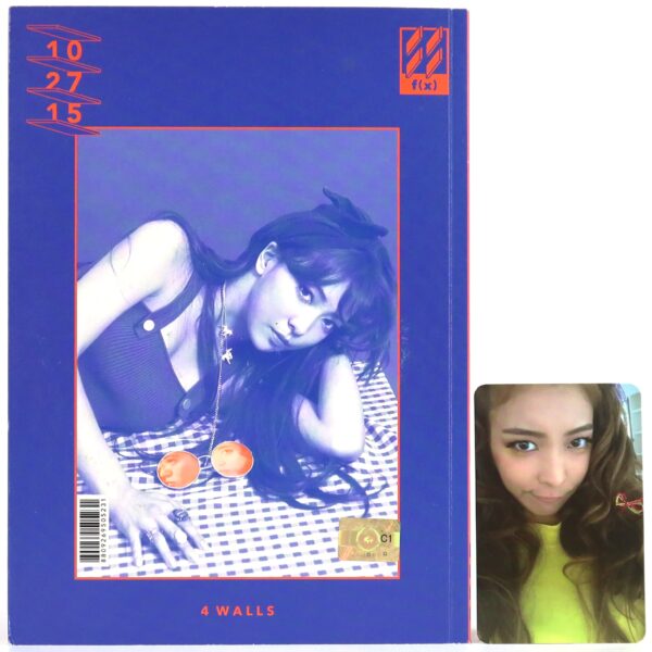f(x) - 4 Walls [Luna Ver.] Album CD + Luna PC FX K-Pop 2015