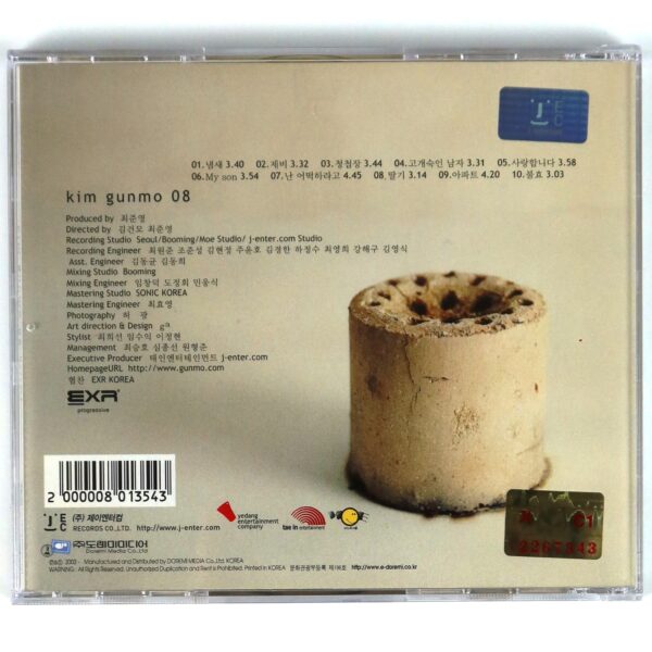 Kim Gun Mo - Hestory 8th Album CD K-Pop 2003