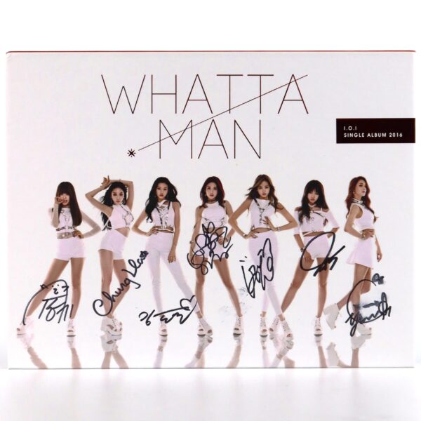 I.O.I - Whatta Man Signed Autographed Single Album CD 2016 K-Pop