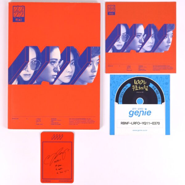 f(x) - 4 Walls [Luna Ver.] Album CD + Krystal PC FX K-Pop 2015