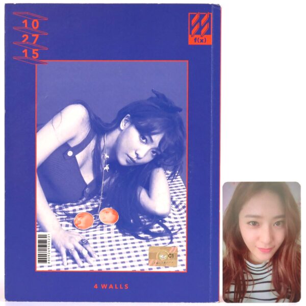 f(x) - 4 Walls [Luna Ver.] Album CD + Krystal PC FX K-Pop 2015