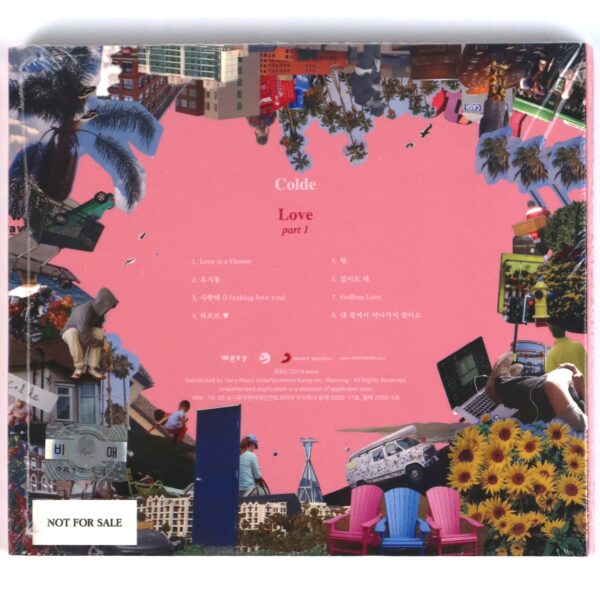 Colde - Love Part 1 Album Sealed CD Promo 2019 K-Pop Indie R&B