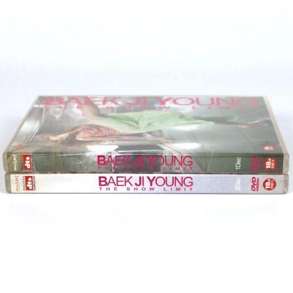 Baek Ji Young - The Show Limit DVD Set in Binder K-Pop 2004 Baek Z Young