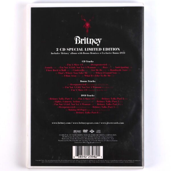 Britney Spears - Britney Korean Album CD + DVD Set Korea