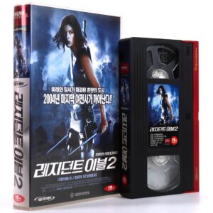 Resident Evil: Apocalypse (2004) Korean VHS Rental [NTSC] Korea Zombie Horror