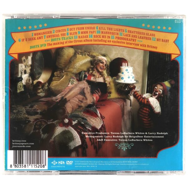 Britney Spears - Circus Korean Album CD + DVD Korea [read]