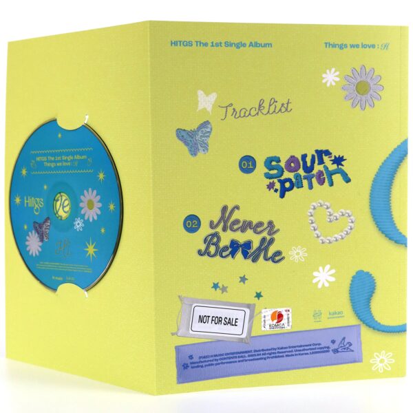 HITGS - Things We Love: H 1st Single Album Signed Autographed CD Promo K-Pop