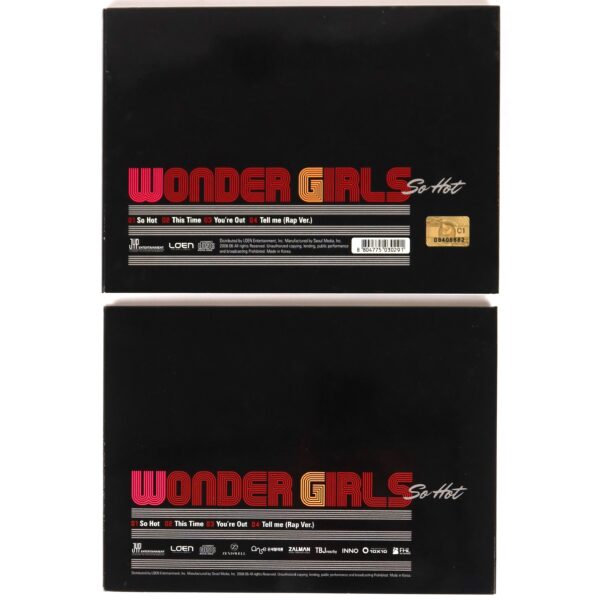 Wonder Girls - So Hot Single Album CD K-Pop 2008
