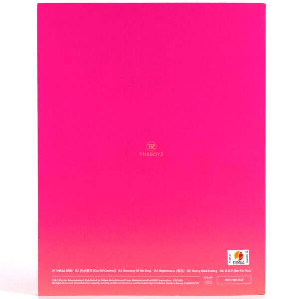 The Boyz - Thrill-ing [Bang Ver.] 6th Mini Album Signed CD Promo 2021 Thrilling