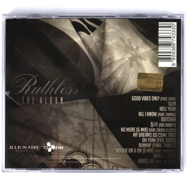 Dok2 - Ruthless Album CD Korean Hip Hop K-Rap 2013 Gonzo