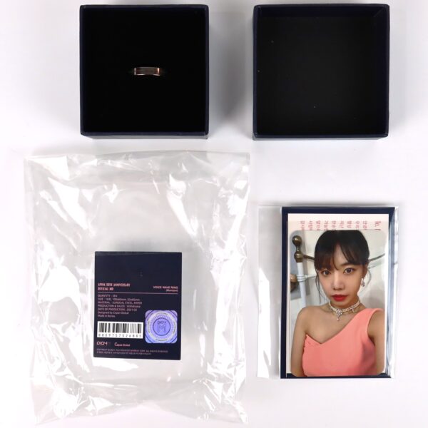 IMG_6537 Apink 10th Anniversary Namjoo Voice Wave Ring + Photocard 2021 Official MD