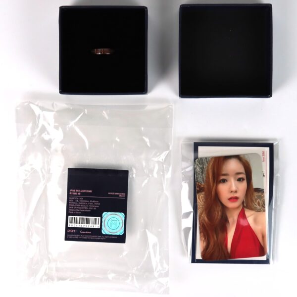 Apink 10th Anniversary Bomi Voice Wave Ring + Photocard 2021 Official MD