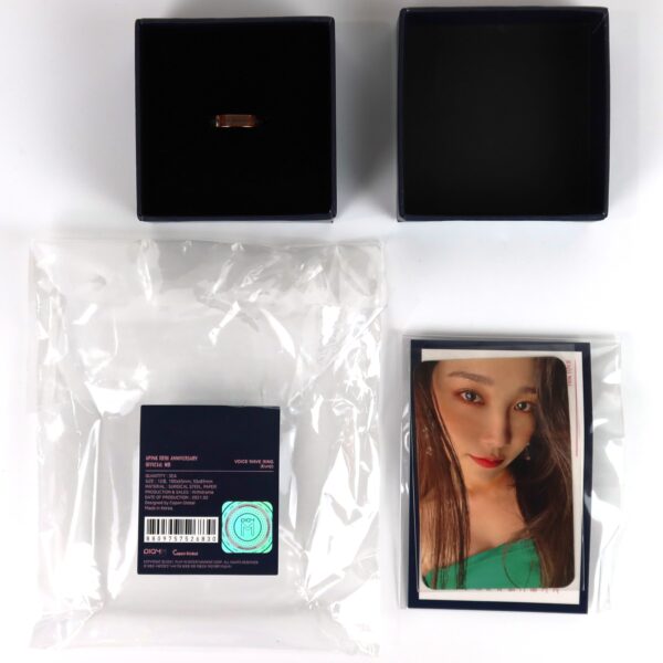 IMG_6553 Apink 10th Anniversary Eunji Voice Wave Ring + Photocard 2021 Official MD
