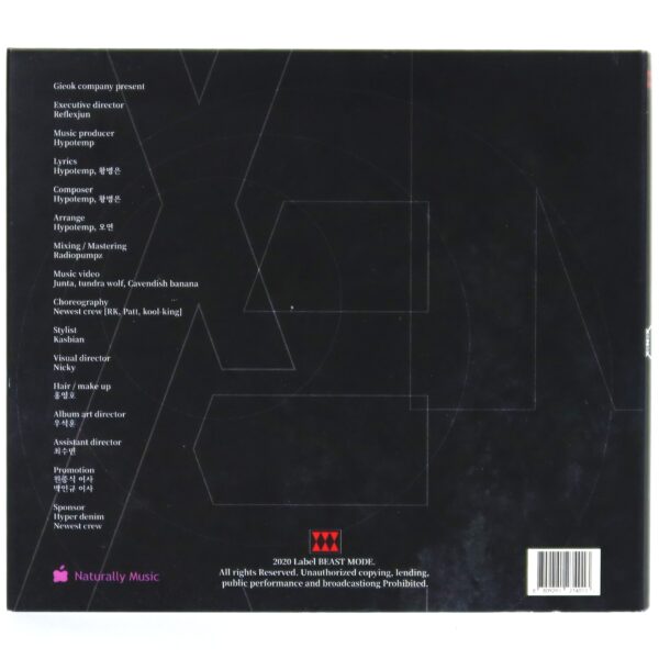 Xenex - It's Gonna Hurt 1st Single Album Signed Autographed CD 2020 K-Pop