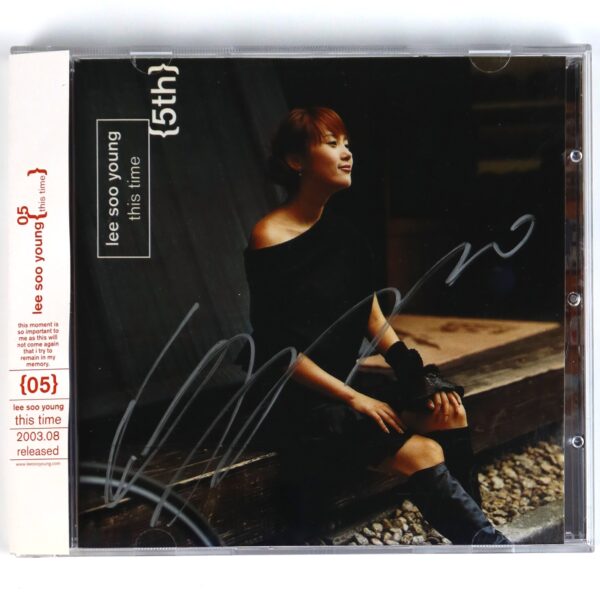 Lee Soo Young - This Time 5th Album Signed CD K-Pop Ballad 2003