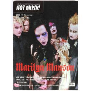 Marilyn Manson in Hot Music Magazine Korea November 2000 Limp Bizkit