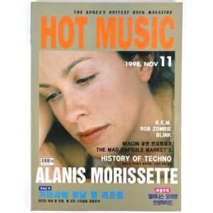 Alanis Morissette in Hot Music Magazine Korea November 1998 R.E.M Rob Zombie