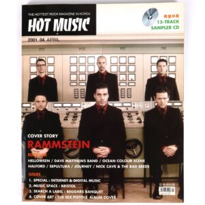 Rammstein in Hot Music Magazine Korea April 2001 Helloween