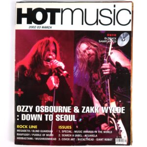 Ozzy Osbourne & Zakk Wylde in Hot Music Magazine Korea March 2002
