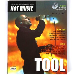 Tool Maynard James Keenan in Hot Music Magazine Korea July 2001 Linkin Park