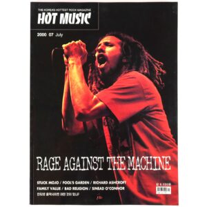 Rage Against The Machine in Hot Music Magazine Korea July 2000 Iron Maiden