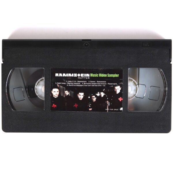Rammstein Mutter Universal Music Video Sampler Promo VHS Marilyn Manson U2