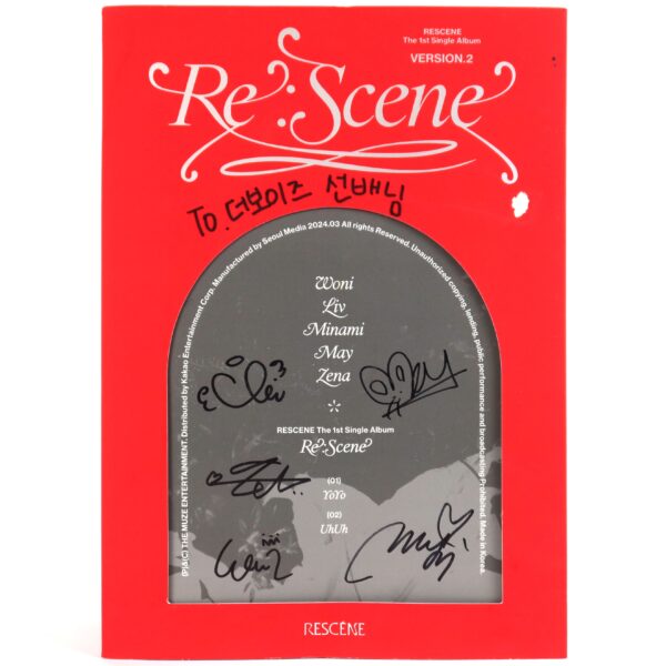 Rescene - Re:Scene Signed To The Boyz CD 1st Single Album Promo 2024 K-Pop