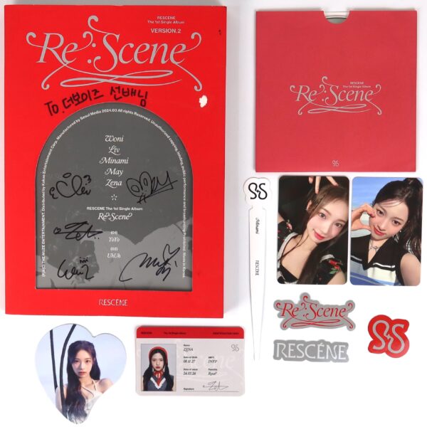Rescene - Re:Scene Signed To The Boyz CD 1st Single Album Promo 2024 K-Pop