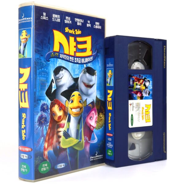 Shark Tale (2004) Korean VHS Rental [NTSC] Dreamworks Korea Dubbed