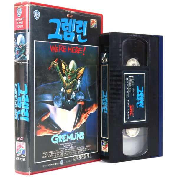 Gremlins (1984) Korean VHS Rental [NTSC] Korea Horror Comedy [issues, read]