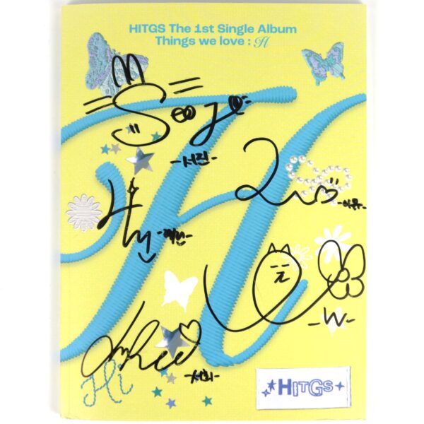 HITGS - Things We Love: H [Hi Ver.]1st Single Album Signed CD Promo 2025