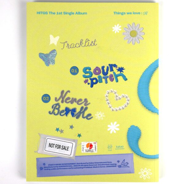 HITGS - Things We Love: H [Hi Ver.]1st Single Album Signed CD Promo 2025