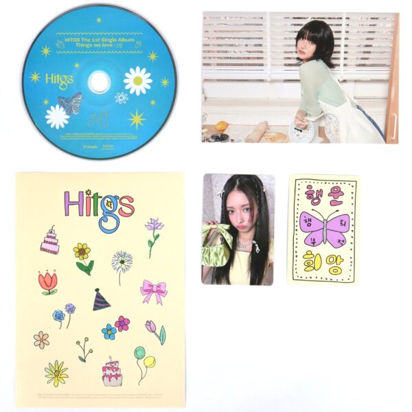 HITGS - Things We Love: H [Hi Ver.]1st Single Album Signed CD Promo 2025