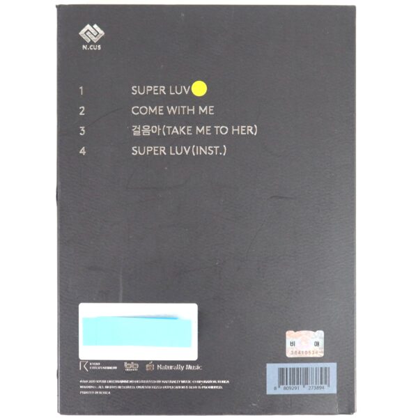 N.Cus - Matchless Love Signed Autographed Mini Album CD Promo K-Pop 2019