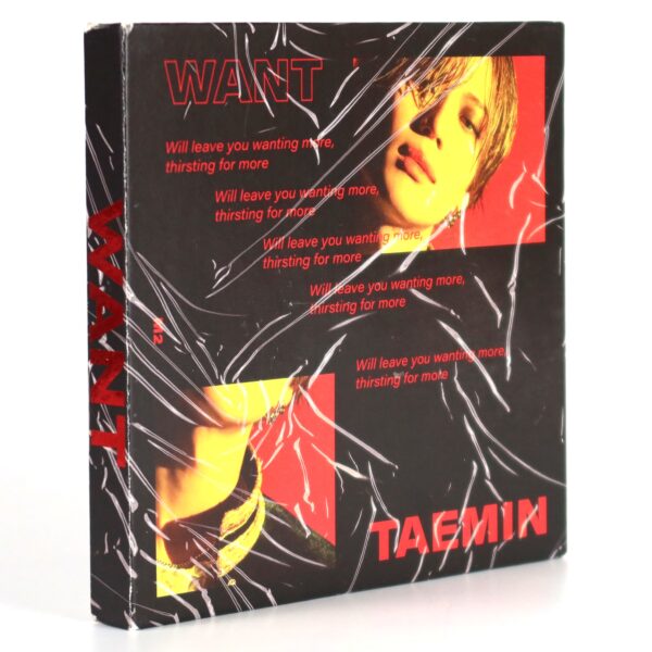 Taemin - Want [More Ver.] 2nd Mini Album CD + Photocard 2019 Shinee