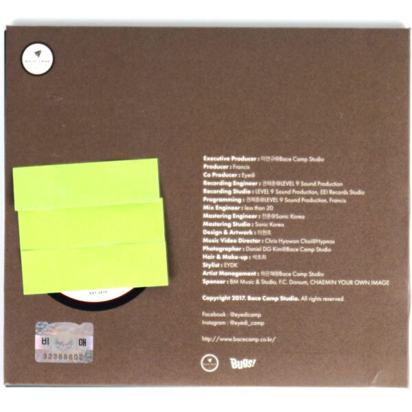 Eyedi - Chapter 21 3rd Single Album Signed Autographed CD Promo 2017