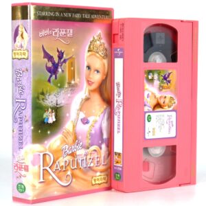 Barbie as Rapunzel (2002) Korean VHS [NTSC] Korea English Audio Pink