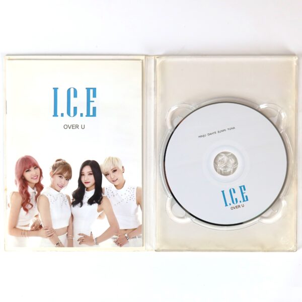 I.C.E - Over U 1st Single Album Signed Autographed CD 2015 K-Pop ICE Korea