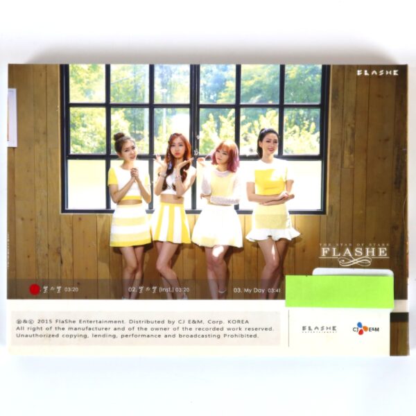Flashe - The Star Of Stars Signed Autographed CD Single Album Promo 2015 K-Pop