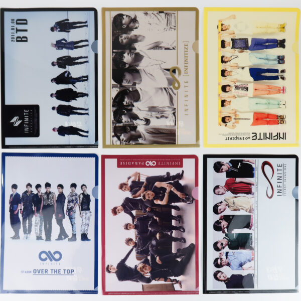 IMG_1074 Infinite Clear File Set 7 Pcs Concert Goods 2013.03.01 K-Pop