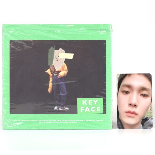 Key - Face [Green Ver.] The First Album CD + Photocard K-Pop 2018 Shinee 2